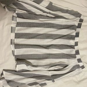 Strapless striped Shyanne top, never worn. Size S